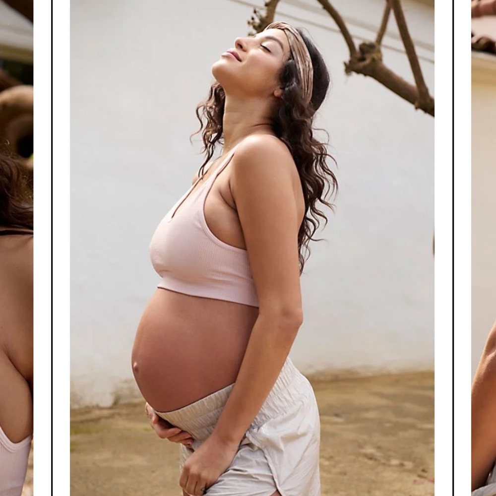 🌸FP Movement X Hatch maternity bra, purple, size XS/S